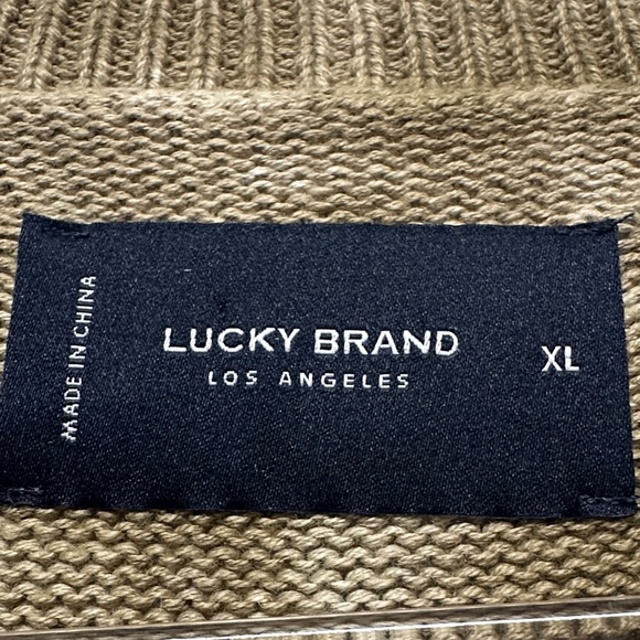 NWT Lucky Brand Shibori Tie Dye Crew Neck Sweater - Picture 3 of 9